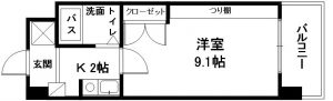 サンクリエートハヤシ間取 1306