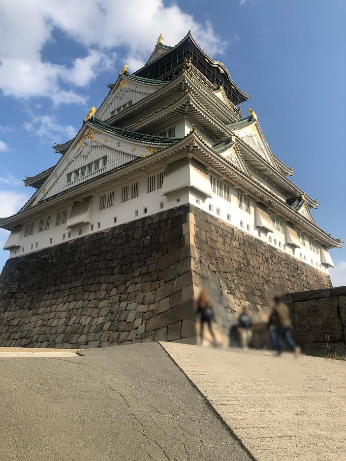 大阪城へ
