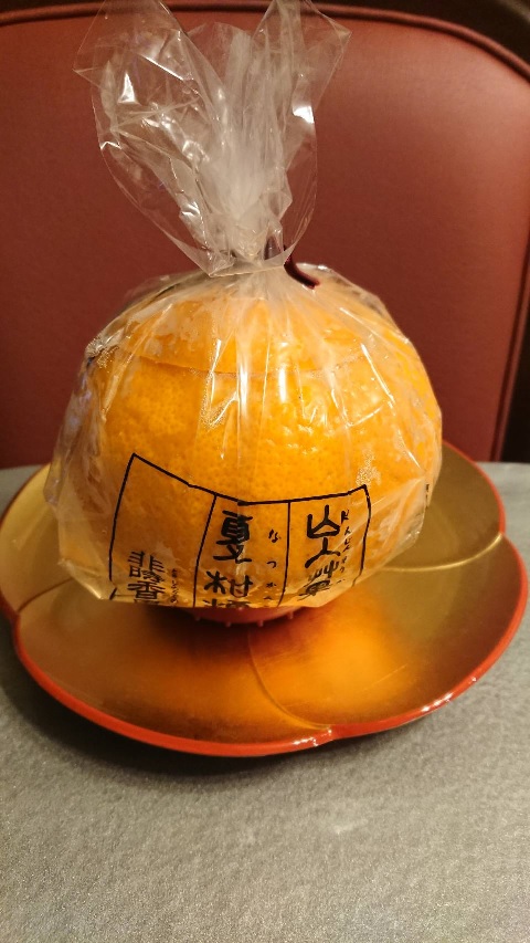 ひんやり寒天デザート🍊