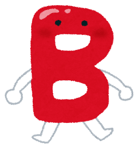 B