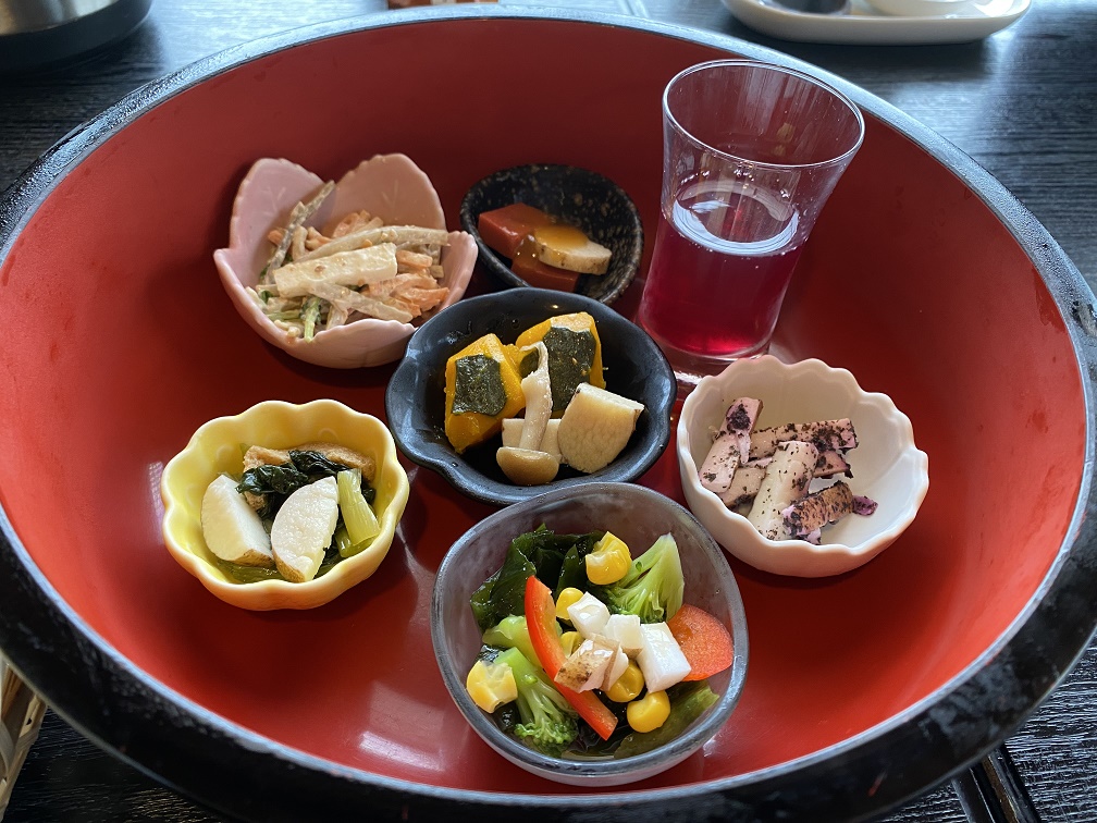 自然薯食べました!