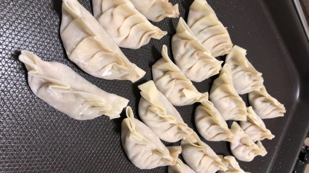 お家で手作り餃子