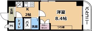 グリーンロード山手 間取り