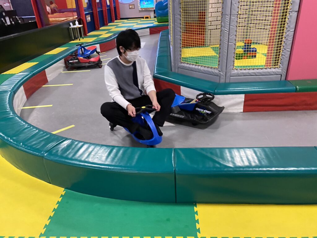 準備体操って大事…。