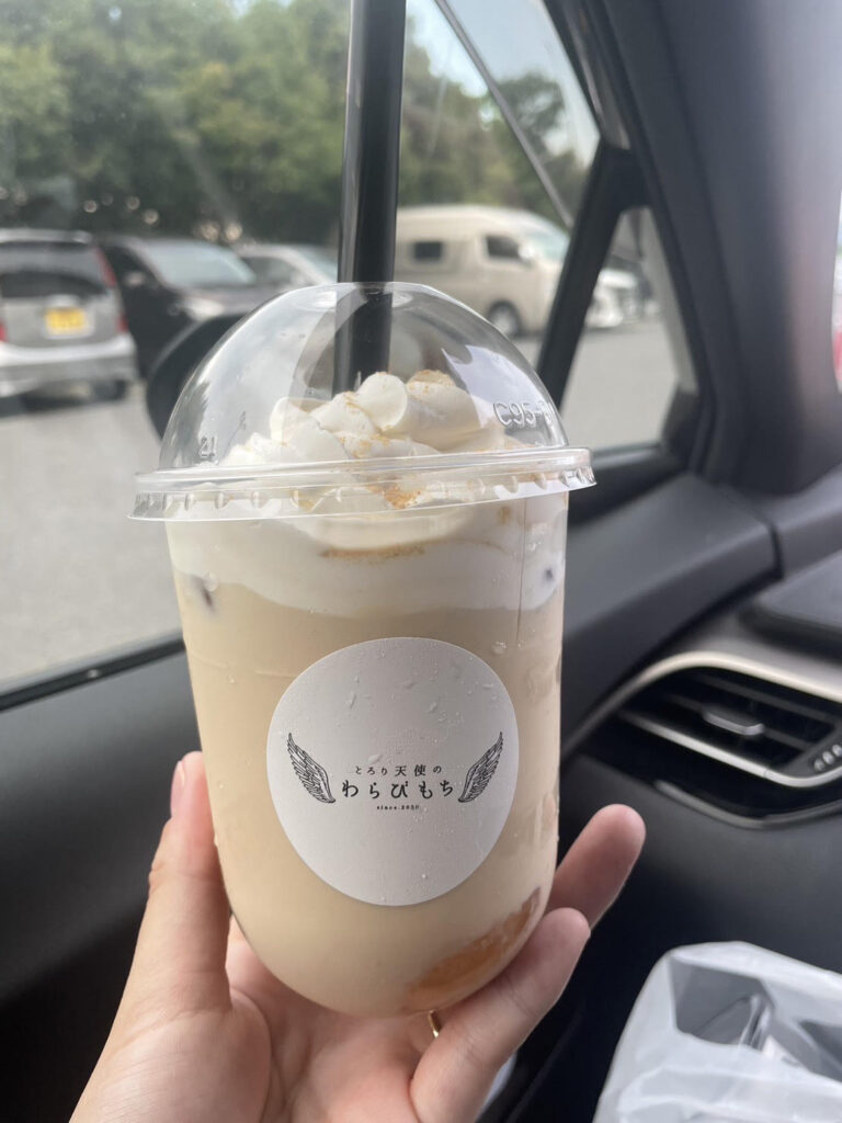 初☆飲むわらびもち！