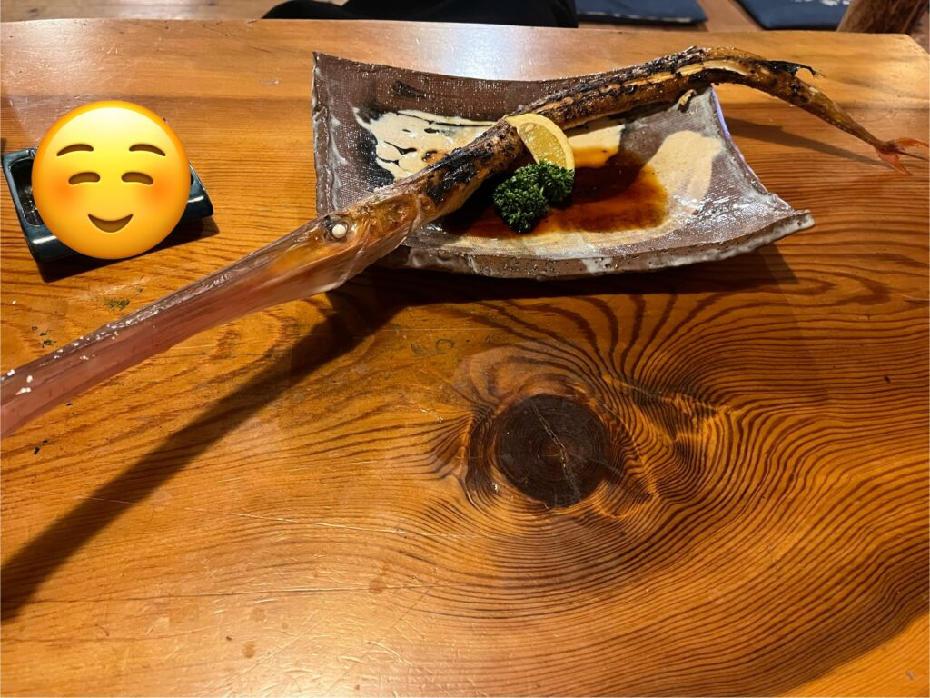 謎の魚を食べました
